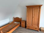 Massief grenen slaapkamer (bed 210), Huis en Inrichting, Slaapkamer | Complete slaapkamers, Ophalen, Gebruikt, Eenpersoons