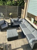 Loungeset 6-persoons met kussen opbergbox Keter, Ophalen, Kunststof, 6 zitplaatsen, Zo goed als nieuw
