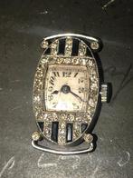 Longines platina en diamanten dames horloge 1918, Sieraden, Tassen en Uiterlijk, Horloges | Antiek, Overige materialen, Verzenden