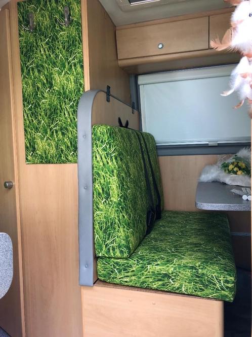 Bekleding zitbank en gordijnen Pössl 2-win camper, Auto-onderdelen, Interieur en Bekleding, Ophalen of Verzenden