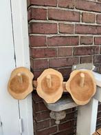 Houten kapstok, 3 haken / takken. Landelijke boerderijstijl, Ophalen of Verzenden
