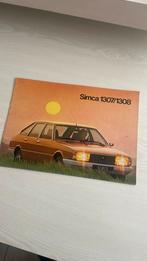 Simca 1307/1308 folder 1976, Ophalen of Verzenden, Gelezen, Overige merken