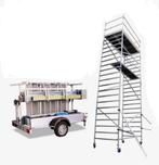 Rolsteiger Euroscaffold 10,2 meter met aanhanger *NIEUW*, Ophalen, Nieuw, Rolsteiger of Kamersteiger, 5 meter of hoger
