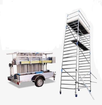 Rolsteiger Euroscaffold 10,2 meter met aanhanger *NIEUW* beschikbaar voor biedingen
