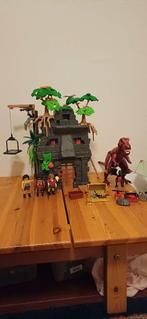 Playmobil Base Camp + T-rex, Ophalen, Zo goed als nieuw, Complete set
