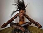 Groot hand gesneden houten beeld, standbeeld van Tiki Asmat, Ophalen of Verzenden