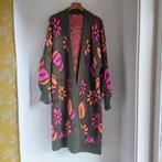 Lucky Vintage maxi retro stijl bloemen vest zgan!, Maat 38/40 (M), Made in Italy, ., Ophalen of Verzenden