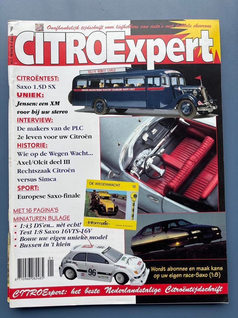 CitroExpert Magazine - Complete jaargang 1999, Verzenden, Gelezen, Citroën