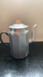 Vintage Antiek aluminium CK Holland Pruttel Koffiepot, Antiek en Kunst, Ophalen of Verzenden