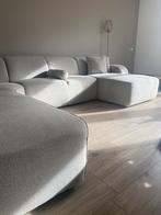 U bank. Kleur naturel. Breedte 340 cm, Huis en Inrichting, Banken | Bankstellen, Ophalen, Gebruikt, Modern/ warm, 300 cm of meer