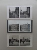 3 stereo fotos Biskra rue des bazars, Alger moskee, Thebes ?, Antiek en Kunst, Verzenden