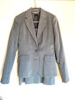 Grijs mantel pakje, jas met rokje set, merk Esprit, xs, Kleding | Dames, Kostuum of Pak, Ophalen of Verzenden, Zo goed als nieuw