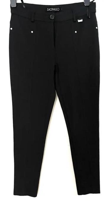 São Paulo zwarte pantalon maat 38 beschikbaar voor biedingen
