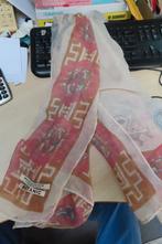 Maison Scotch een heerlijke ruime sjaal roze, wit  modekleur, Kleding | Dames, Mutsen, Sjaals en Handschoenen, Verzenden, Zo goed als nieuw