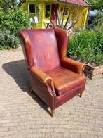 Vintage schaapsleren fauteuil, Ophalen, Vo, Gebruikt, Leer
