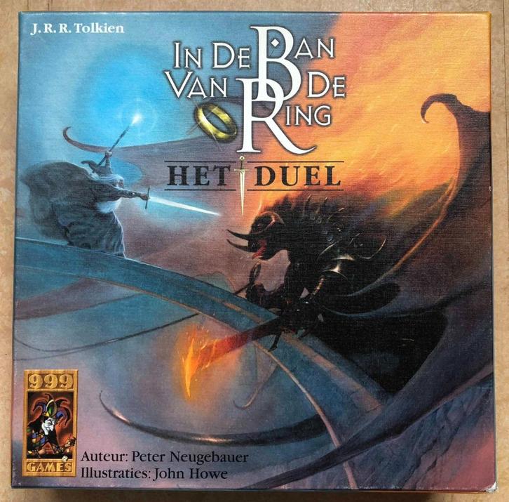 In de ban van de Ring - Het duel (999 Games ZGAN), Hobby en Vrije tijd, Gezelschapsspellen | Bordspellen, Zo goed als nieuw, Een of twee spelers