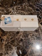 Brocante sieradendoos. 3 lagen, Ophalen, Gebruikt