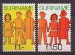 Suriname 252/3 postfris Surinaamse Jeugd 1981, Ophalen of Verzenden, Postfris