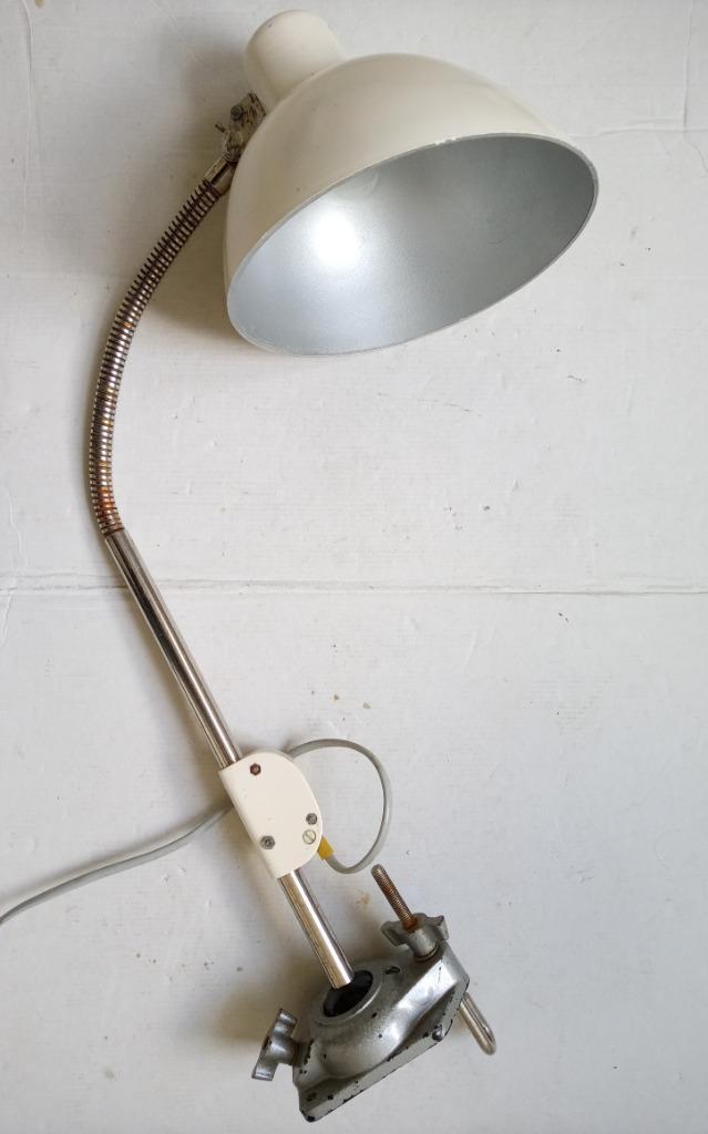 Reif Dresden Bauhaus bureaulamp bakeliet kap flexibele hals, Huis en Inrichting, Lampen | Hanglampen, 50 tot 75 cm, Metaal, Overige materialen
