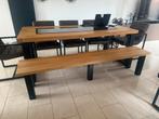 Eettafel bank, Huis en Inrichting, Tafels | Eettafels, Ophalen, Zo goed als nieuw, Rechthoekig, 50 tot 100 cm