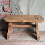 Brocante oud houten krukje opstapje vensterbankje *Etage3*, Huis en Inrichting, Gebruikt, ., Ophalen of Verzenden, .