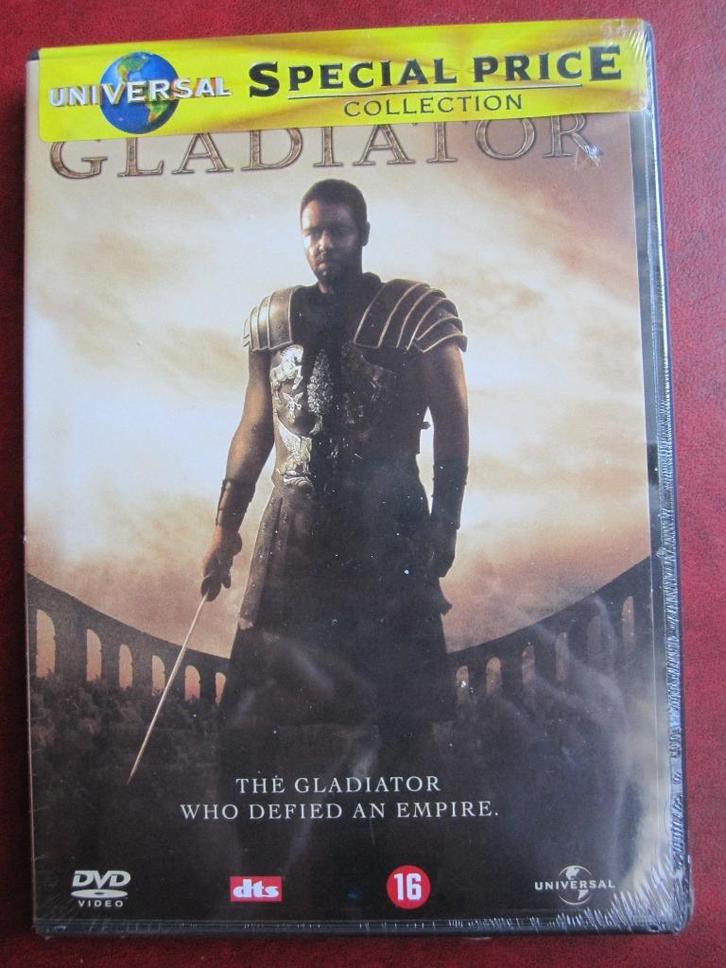 Gladiator (2000) nieuw in de verpakking, Cd's en Dvd's, Dvd's | Actie, Nieuw in verpakking, Actie, Vanaf 16 jaar, Ophalen of Verzenden