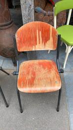Vintage opknap stoelen, bijna gratis, Huis en Inrichting, Stoelen, Ophalen, Gebruikt, Twee, Bruin
