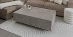 Salontafel beige japandi, Huis en Inrichting, Tafels | Salontafels, Ophalen, 100 tot 150 cm, 50 tot 100 cm, Zo goed als nieuw