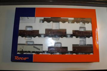 roco 44002 acht delige goederenwagenset DB HO beschikbaar voor biedingen