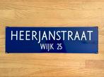 Emaille Straatnaambord Heerjanstraat Rotterdam, Antiek en Kunst, Antiek | Emaille, Ophalen