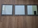 Te koop 3 wandspiegels., Ophalen, Vierkant, 50 tot 75 cm, Minder dan 100 cm