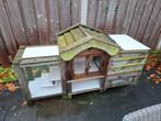 Houten buitenhok konijn, Dieren en Toebehoren, Ophalen, 110 cm of meer, 100 cm of meer