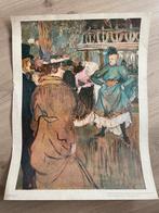 Poster van de Toulouse-Lautrec, Ophalen of Verzenden, Zo goed als nieuw, Rechthoekig Staand