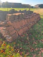 Dakpannen OH rood en zwart, Doe-het-zelf en Verbouw, Dakpannen en Dakbedekking, Ophalen, Gebruikt, Steen of Klei, 15 m² of meer