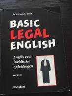 Basic legal english(nr.15), Ophalen of Verzenden, Gelezen, MBO