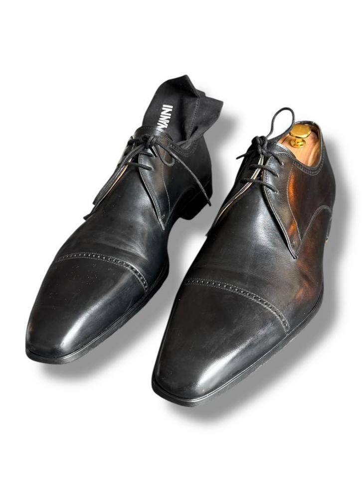 Magnanni Oxford Schoenen – Maat 46 – Zwart, Kleding | Heren, Schoenen, Zo goed als nieuw, Veterschoenen, Zwart, Ophalen of Verzenden