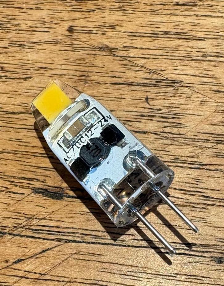 10x SPL LED lamp G4 1W 2700K 100lm 12V, dimbaar, warm wit, Huis en Inrichting, Lampen | Losse lampen, Nieuw, Led-lamp, Minder dan 30 watt