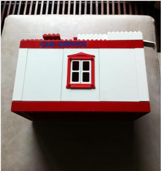 Lego garage vintage br 29cm H18 cm D17 cm, Ophalen of Verzenden, Gebruikt, Complete set, Lego