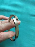 Vintage slaven armband ovaal, Verzenden, Gebruikt, Zilver, Zilver