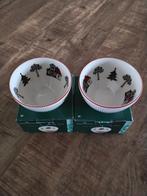 AH Wedgwood Kerstservies Kom op Voet - 2 stuks, Ophalen of Verzenden