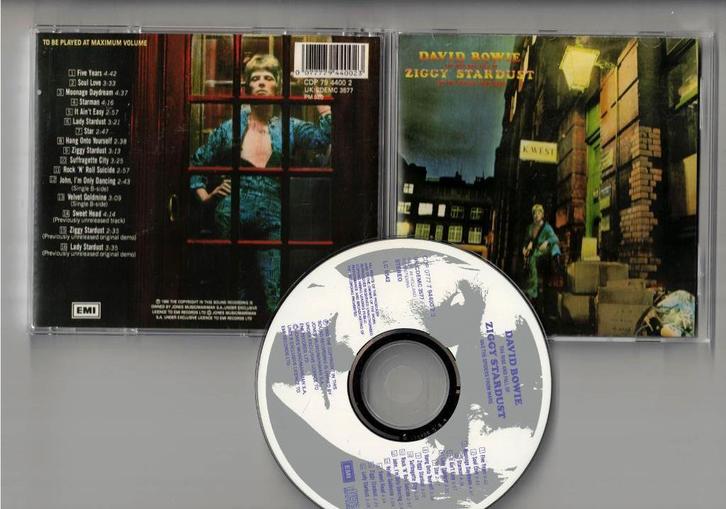 DAVID BOWIE CD Ziggy Stardust, Cd's en Dvd's, Cd's | Rock, Gebruikt, Poprock, Ophalen of Verzenden