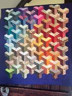 Innercity quilt. Handgemaakt., Overige kleuren, Nieuw, Ophalen of Verzenden, 30 tot 120 cm