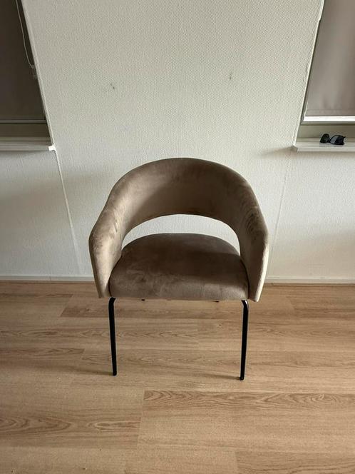 Set van 5 Karwei Eden Eetkamerstoelen – Bouclé |, Huis en Inrichting, Stoelen, Zo goed als nieuw, Vijf, Zes of meer stoelen, Ophalen
