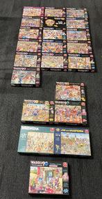 Grote partij wasgij puzzels + Haasteren en een Anton Pieck, Hobby en Vrije tijd, Denksport en Puzzels, Ophalen of Verzenden, 500 t/m 1500 stukjes