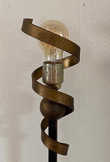 Vintage Frantzen Wandlamp 155 cm Metaal in zwart / messing beschikbaar voor biedingen