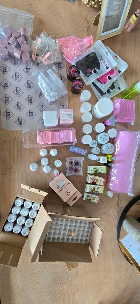 Nagelproducten PNS en Moyra Acryl, Acrylgel, fiber, gellak, Sieraden, Tassen en Uiterlijk, Uiterlijk | Cosmetica en Make-up, Zo goed als nieuw