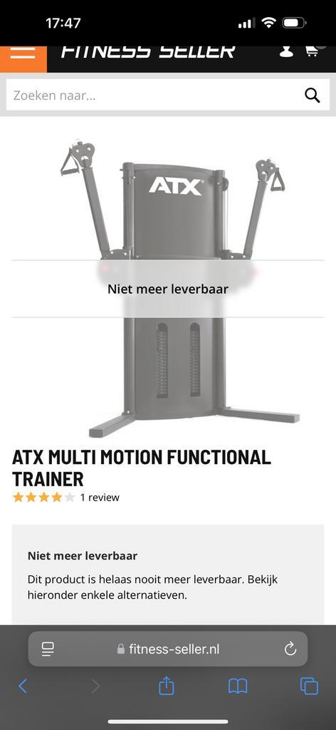 ATX Functional Trainer, Sport en Fitness, Fitnessmaterialen, Zo goed als nieuw, Overige typen, Ophalen