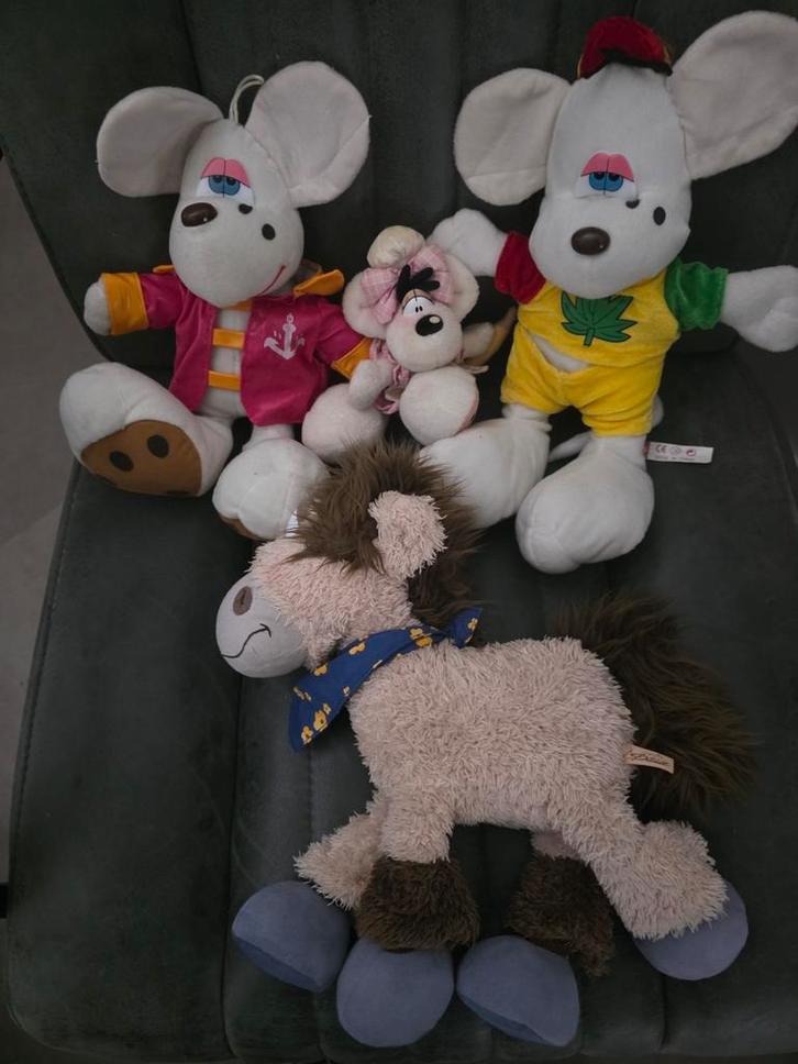 Diddl, Nici Diddl Galupy, Diddlina & Pimboli knuffels, Verzamelen, Diddl, Zo goed als nieuw, Knuffel, Ophalen of Verzenden