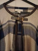 Poncho in ruitmotief, Kleding | Dames, Maat 38/40 (M), HM, Blauw, Nieuw