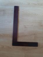 Grote vintage houten winkelhaak/blokhaak, Ophalen, Gebruikt